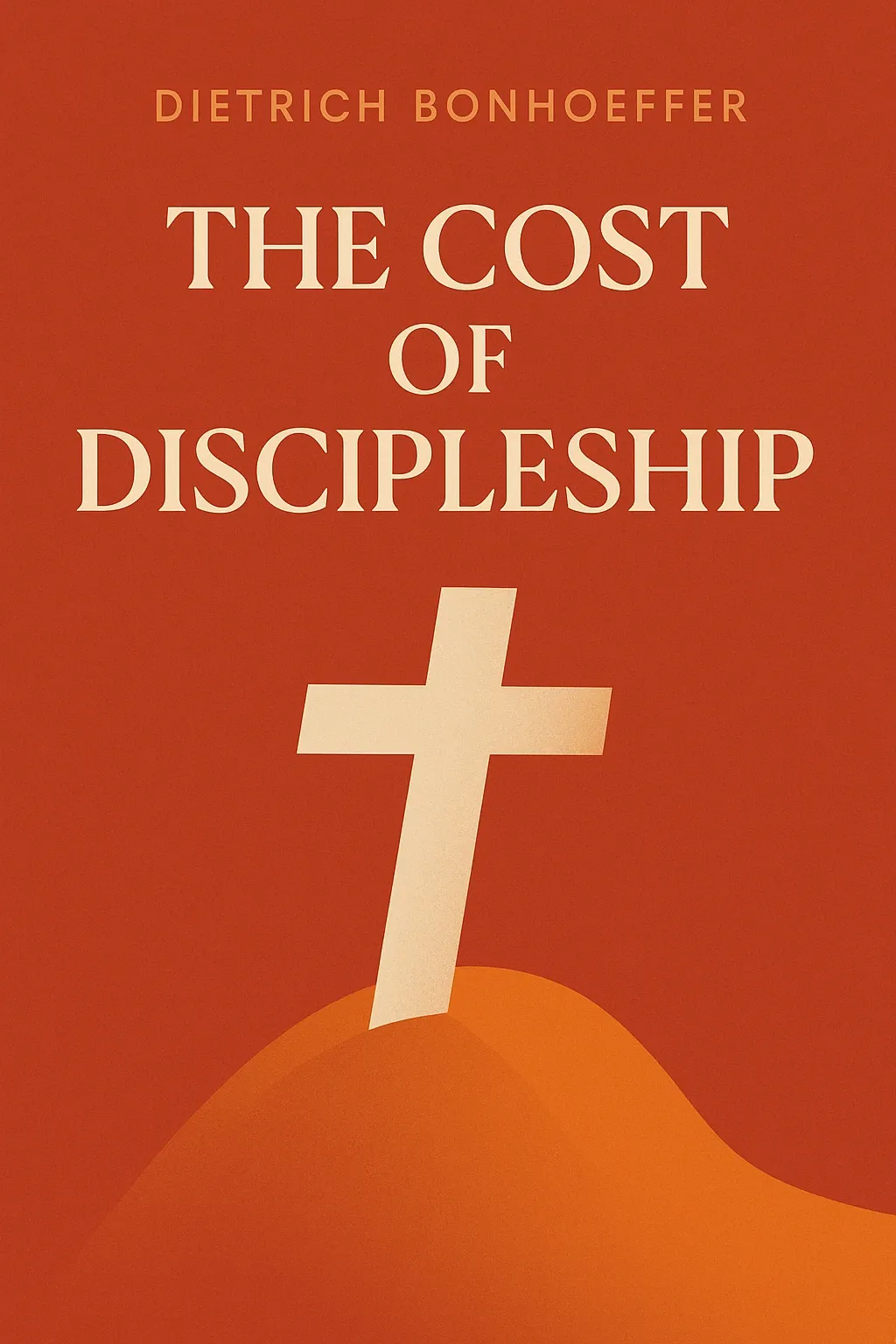 The Cost of Discipleship cover
