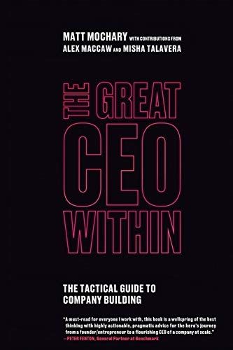 The Great CEO Within cover