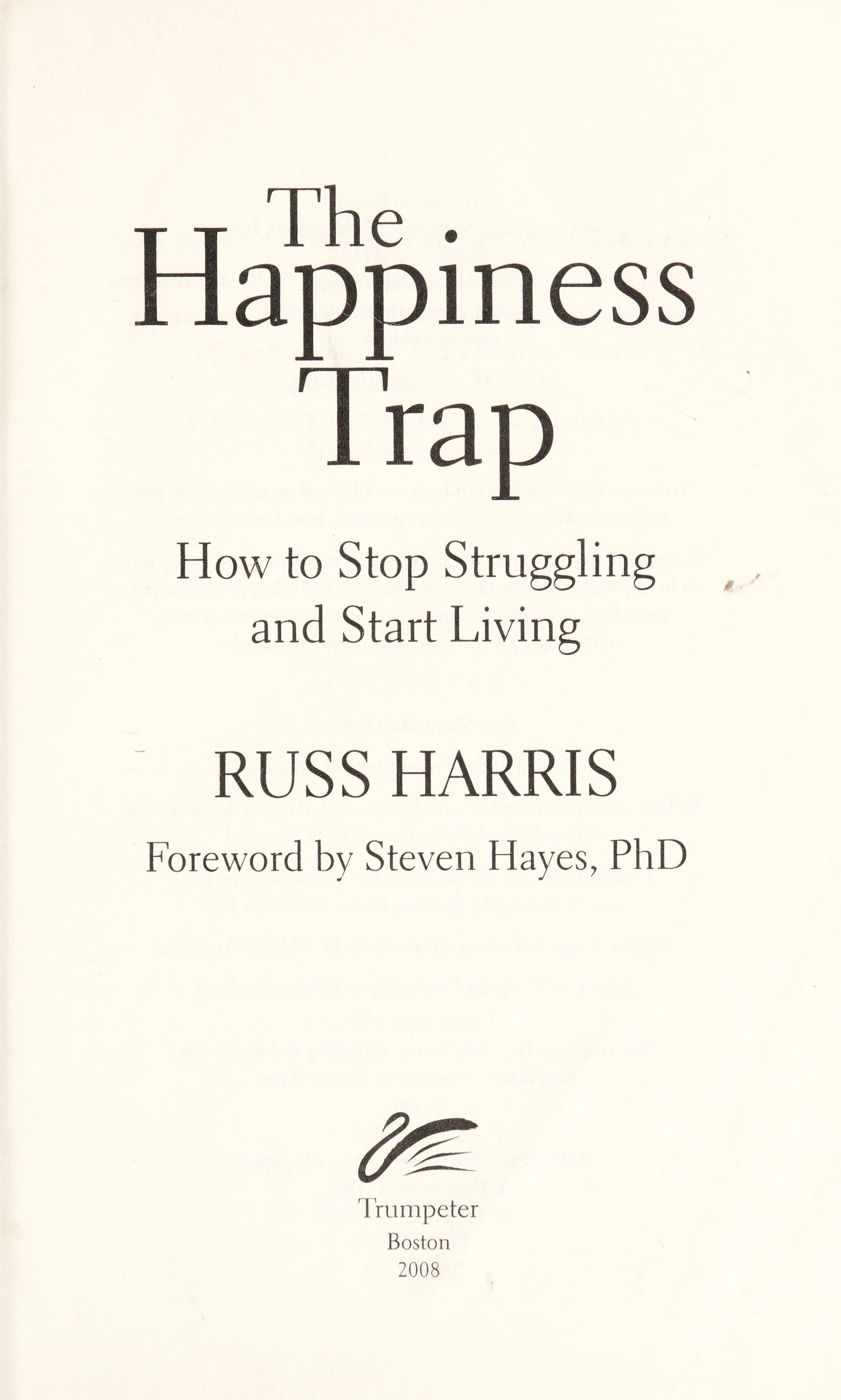 The Happiness Trap cover