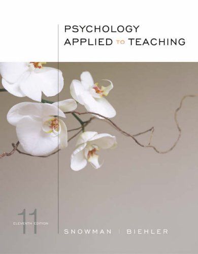 Psychology applied to teaching cover