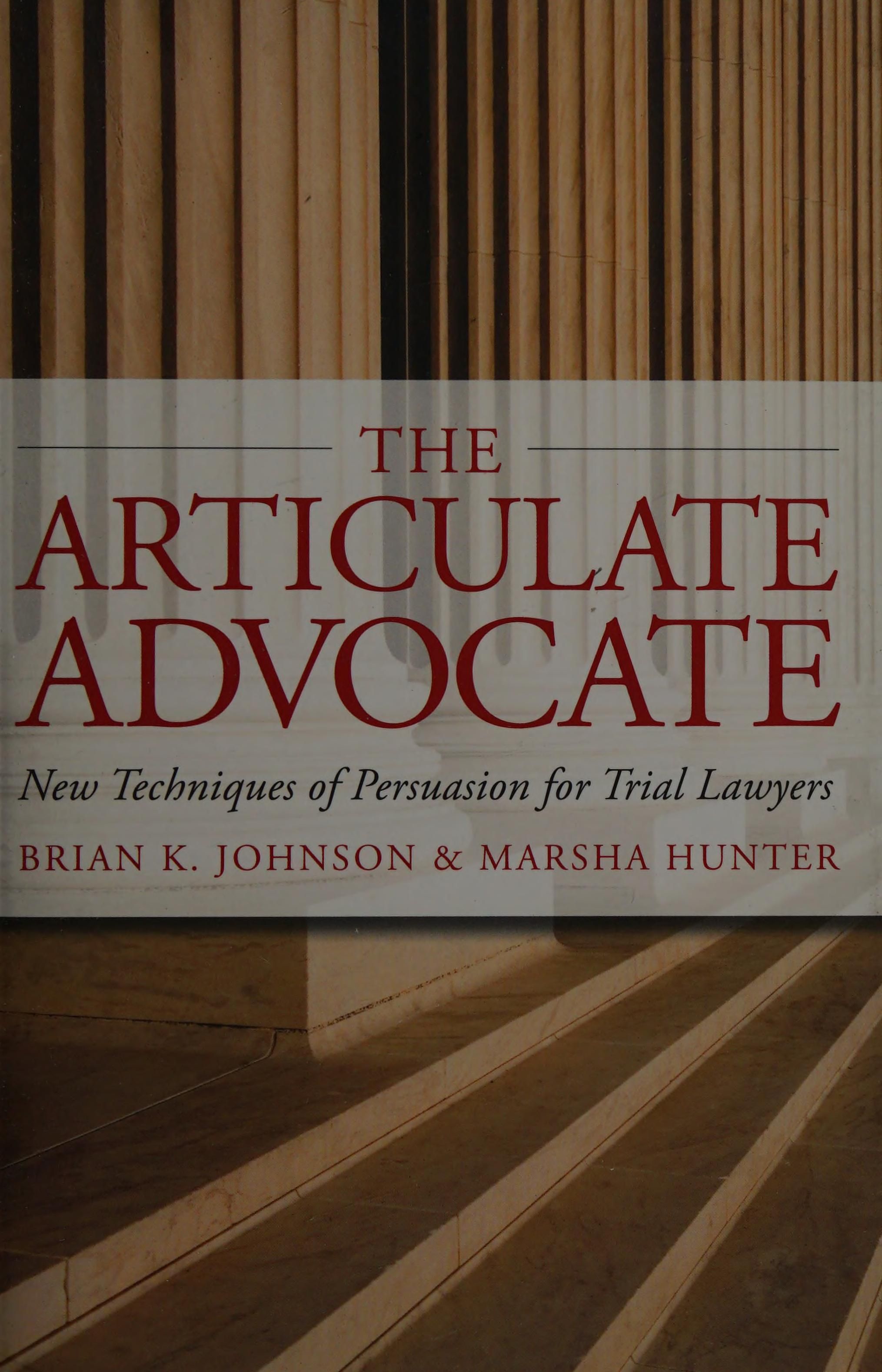 The articulate advocate cover