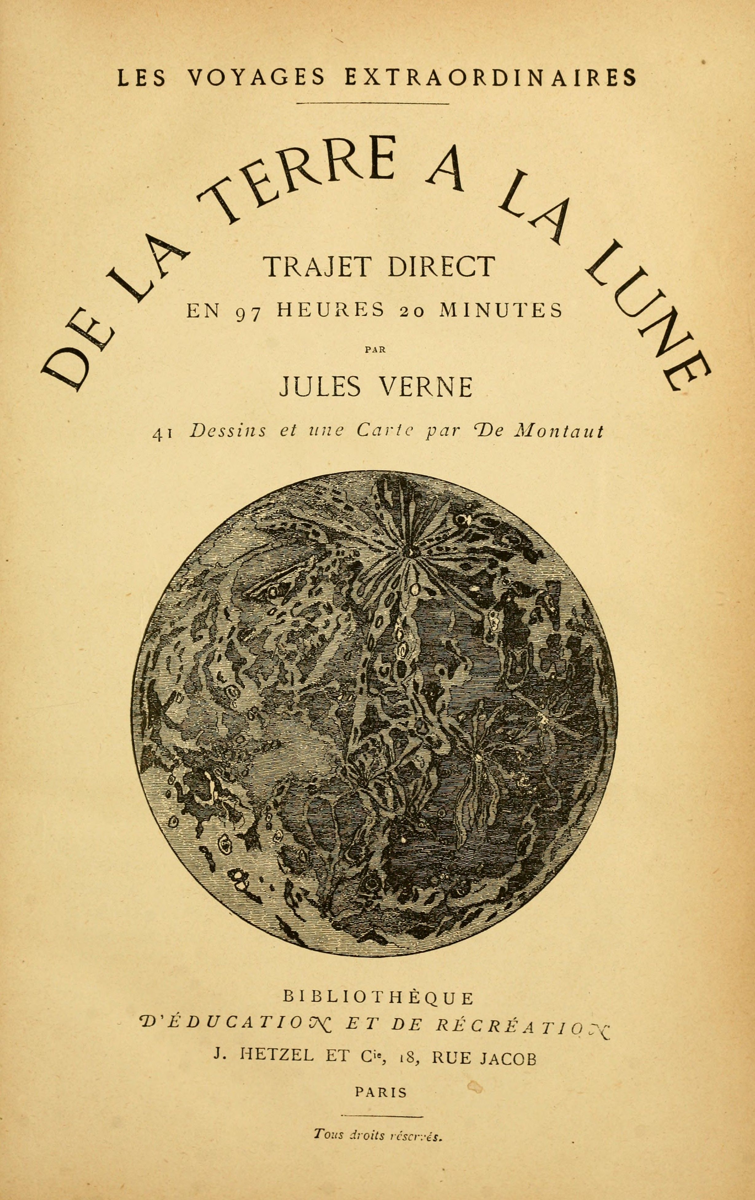 De la terre à la lune cover