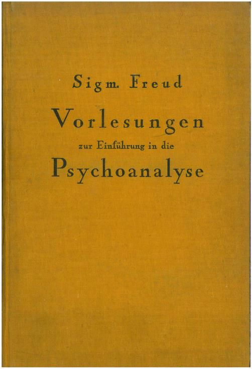 Vorlesungen zur Einführung in die Psychoanalyse cover