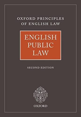 English public law cover