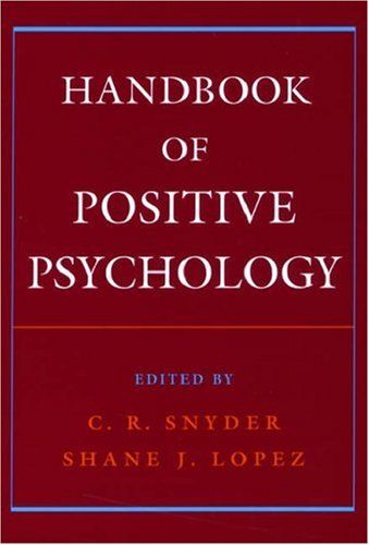 Handbook of positive psychology 封面