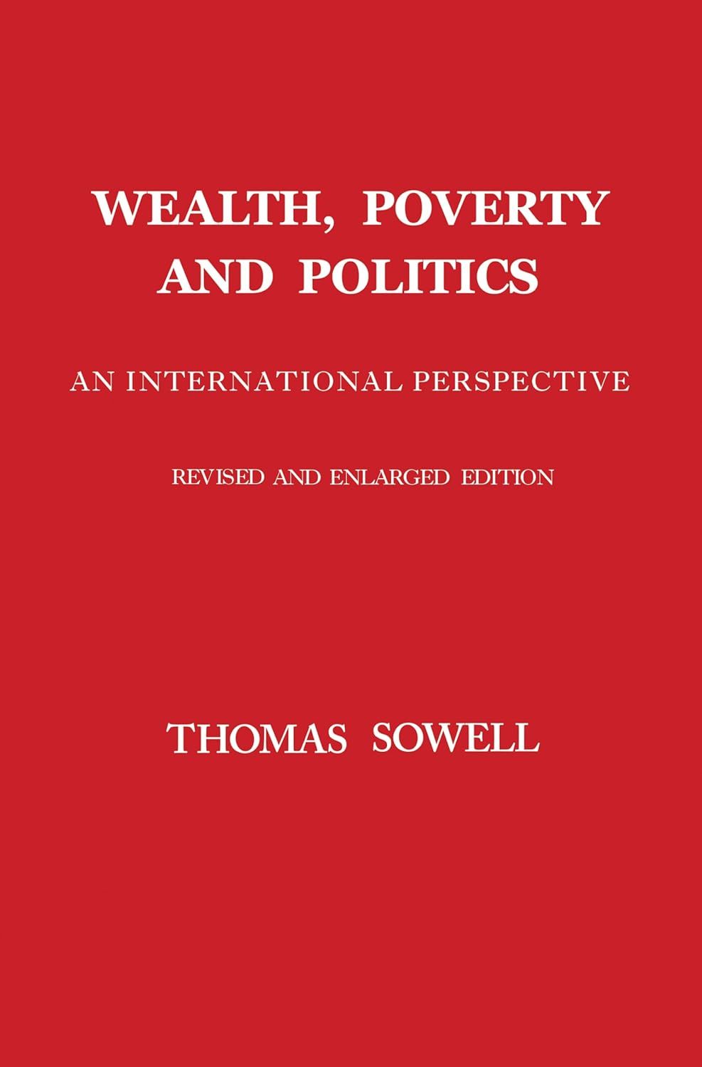 Wealth, poverty and politics cover