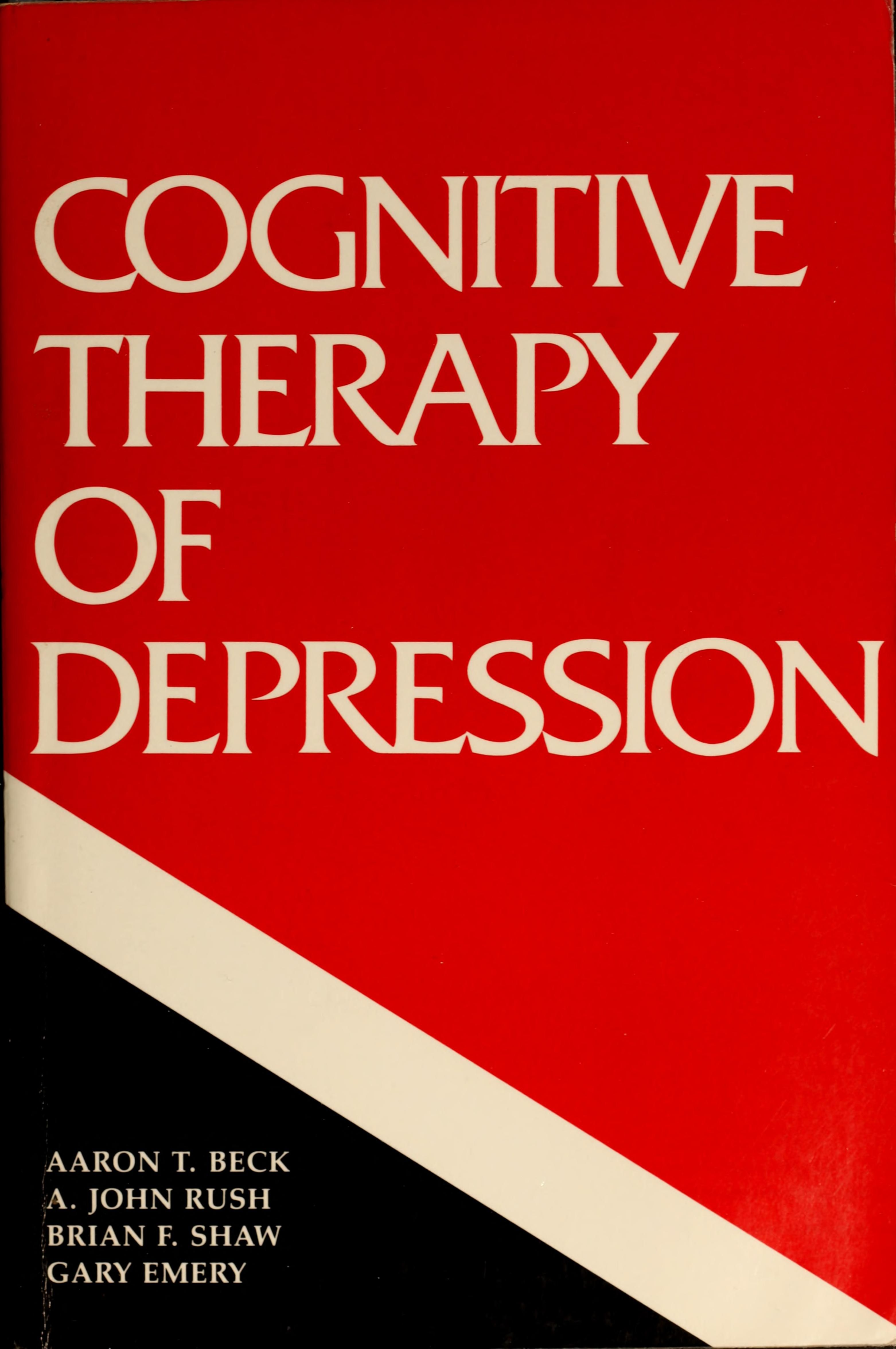 Cognitive Therapy of Depression cover