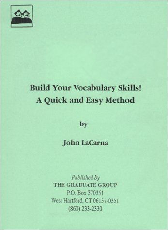Build Your Vocabulary Skills!  A Quick And Easy Method cover