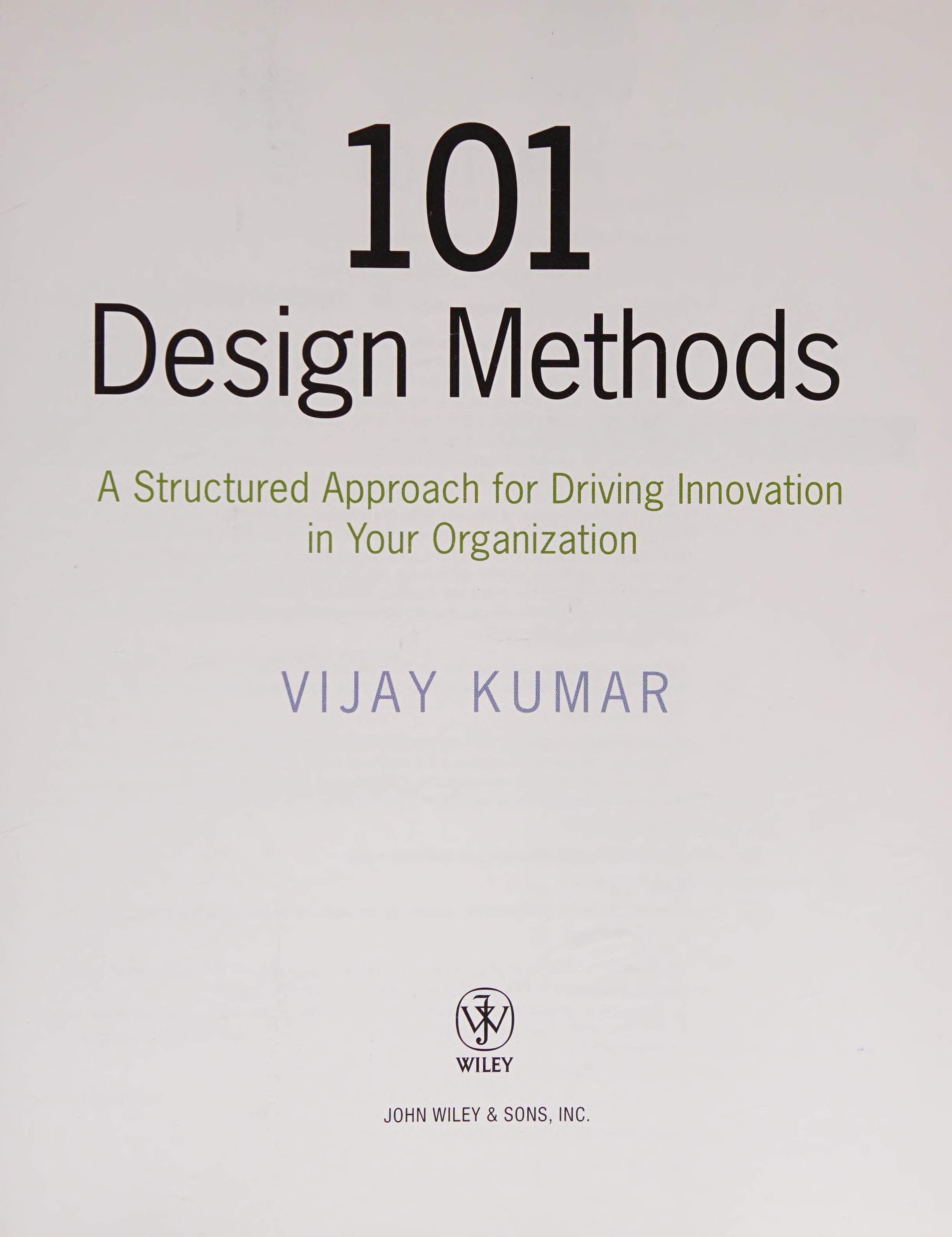 101 design methods cover