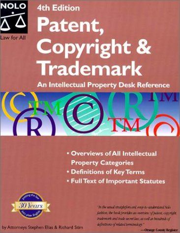 Patent, copyright & trademark cover