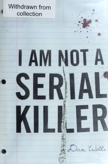 I am not a serial killer cover