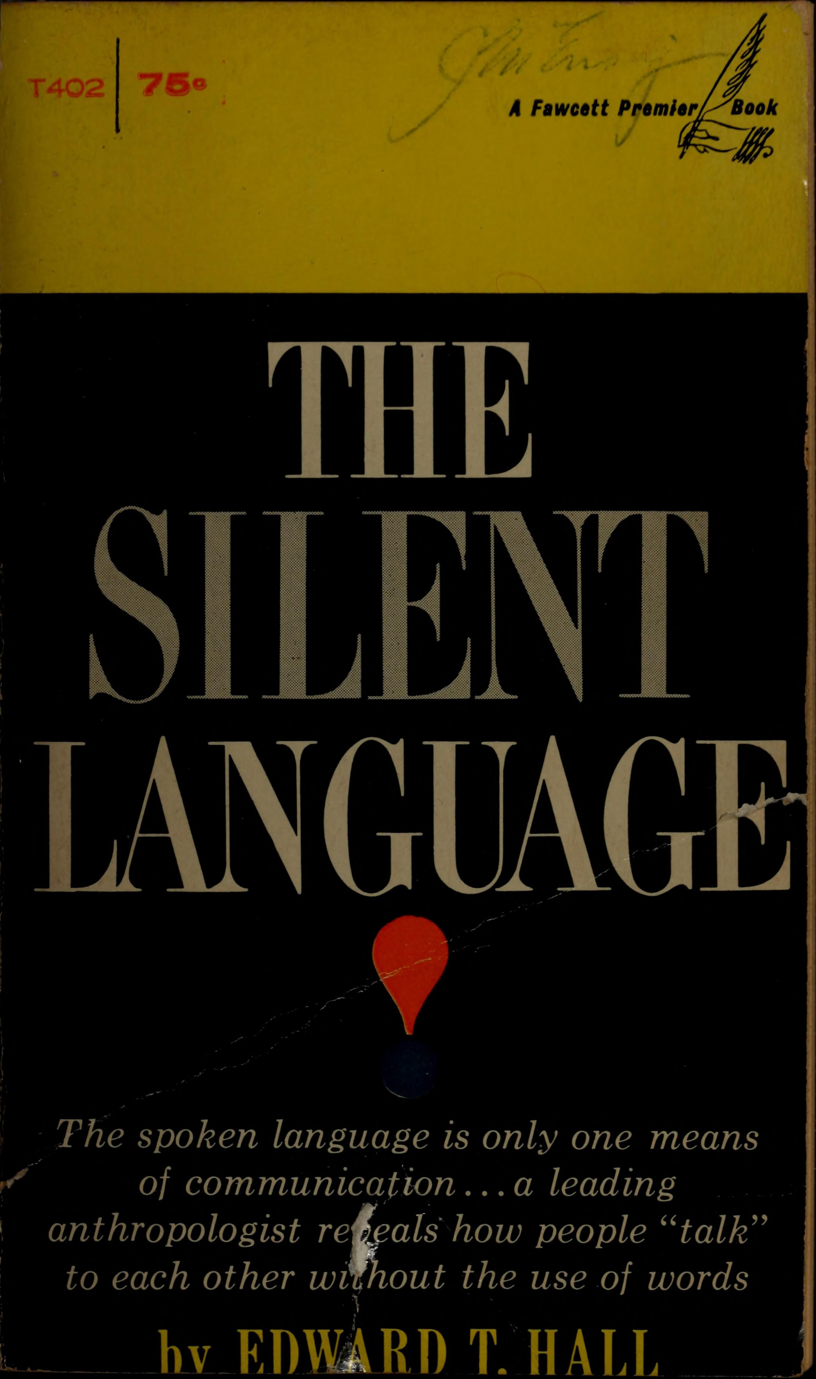The silent language cover