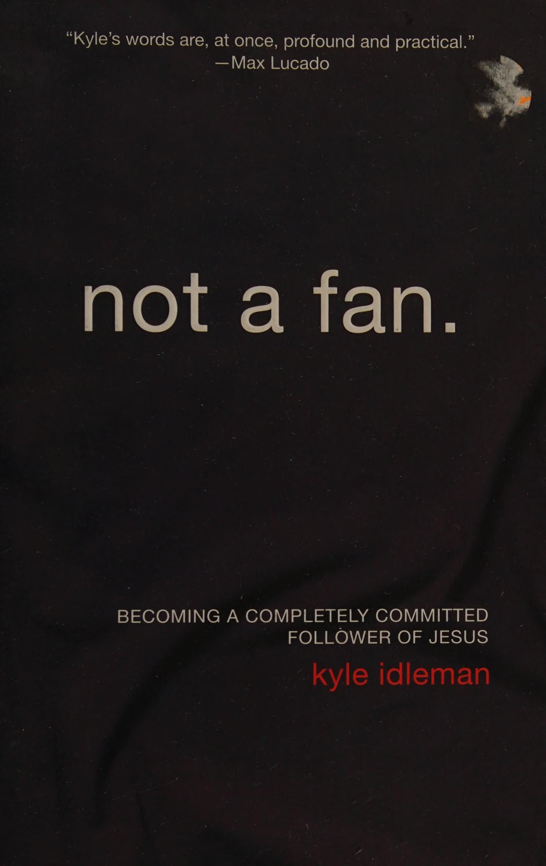 Not a fan cover