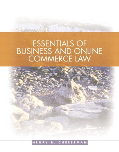 Essentials of Business Law cover