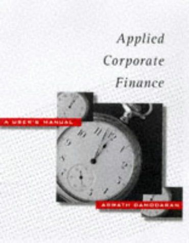 Applied Corporate Finance cover