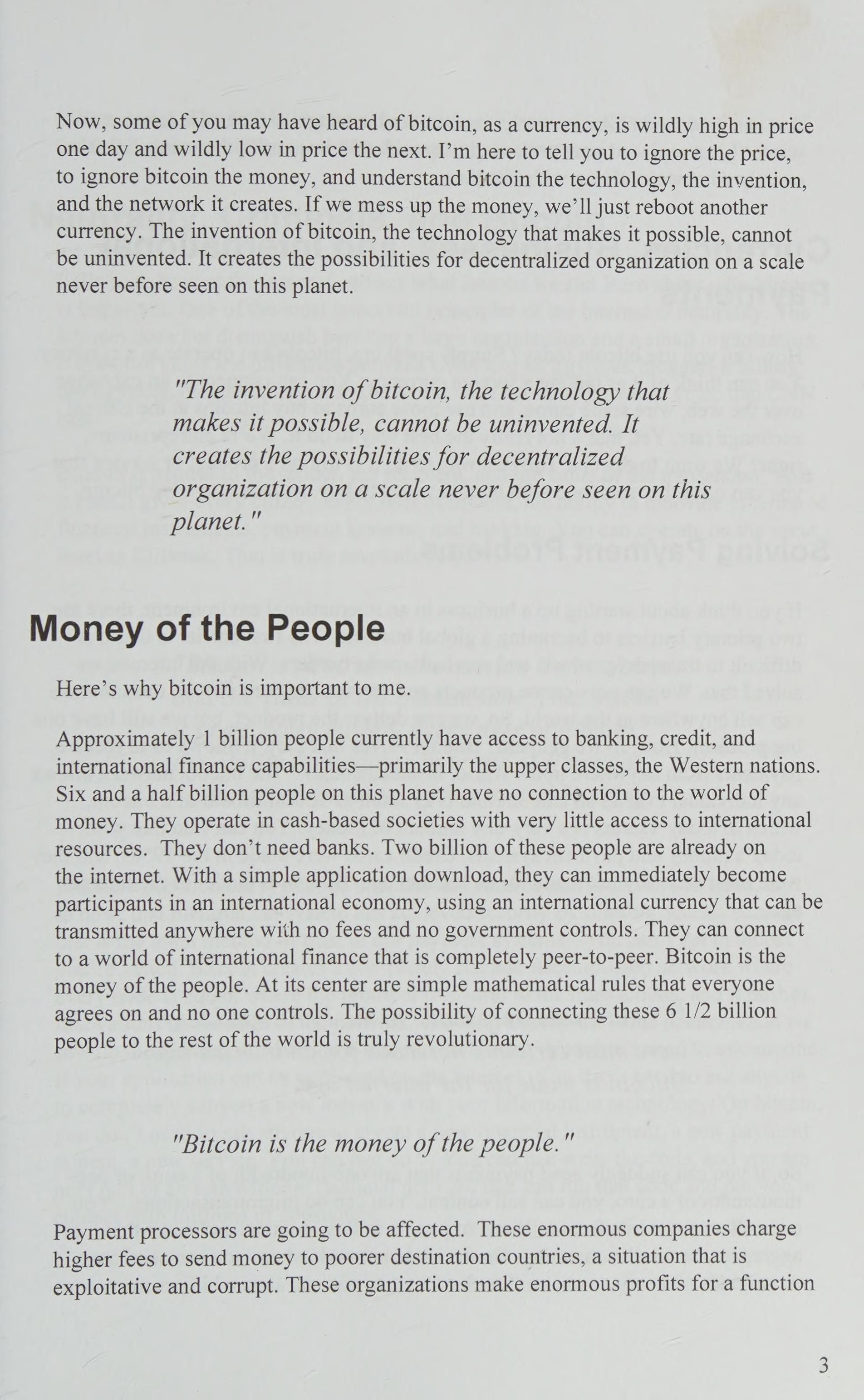 The Internet of money cover