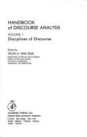 Handbook of Discourse Analysis cover