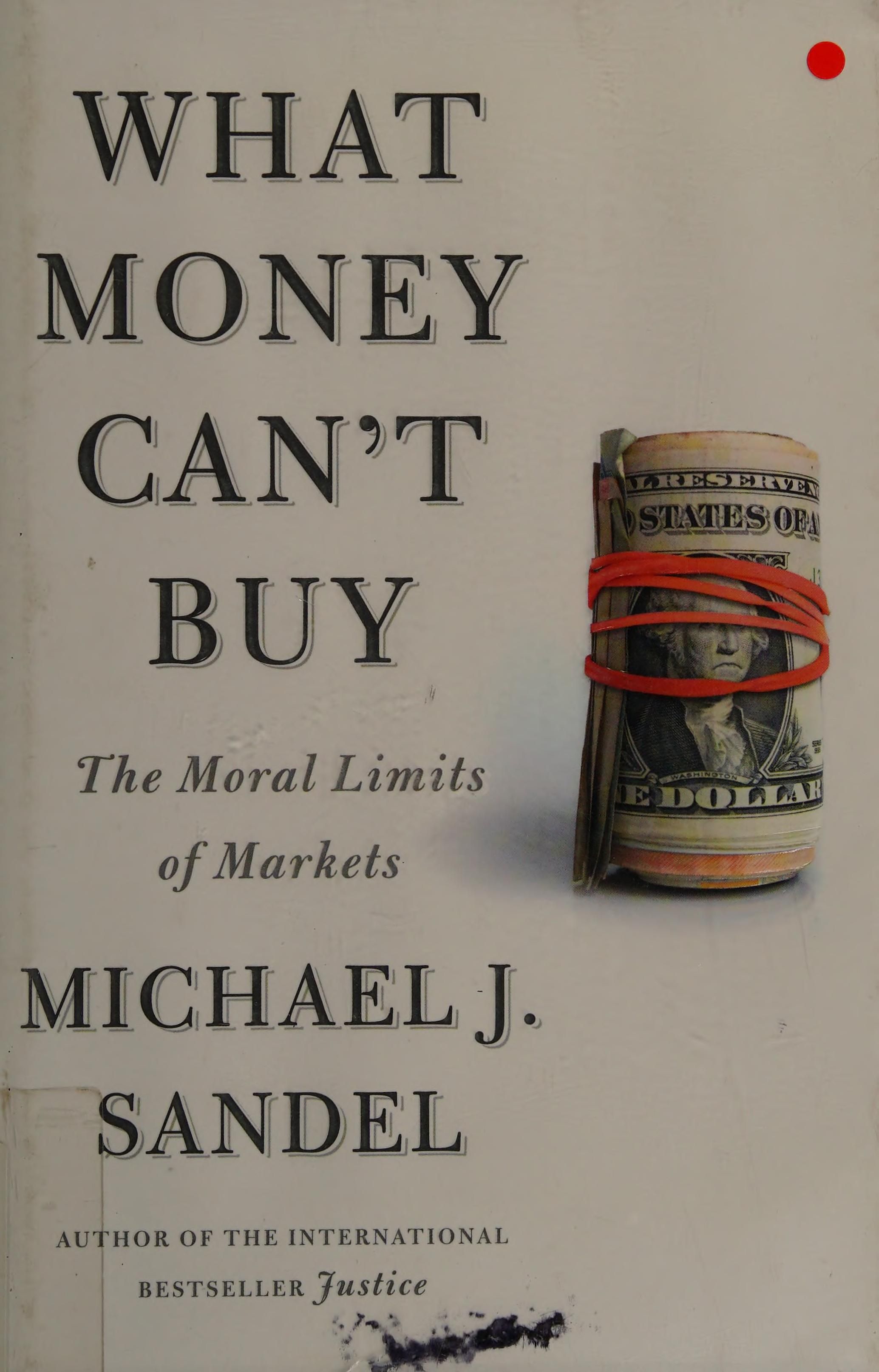 What Money Can't Buy cover