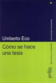 Cómo se hace una tesis cover