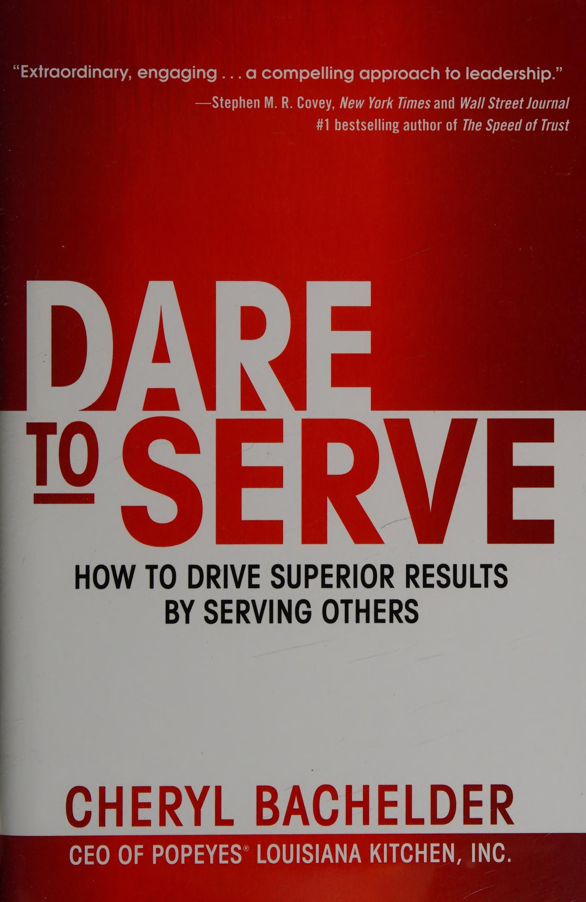 Dare to serve cover