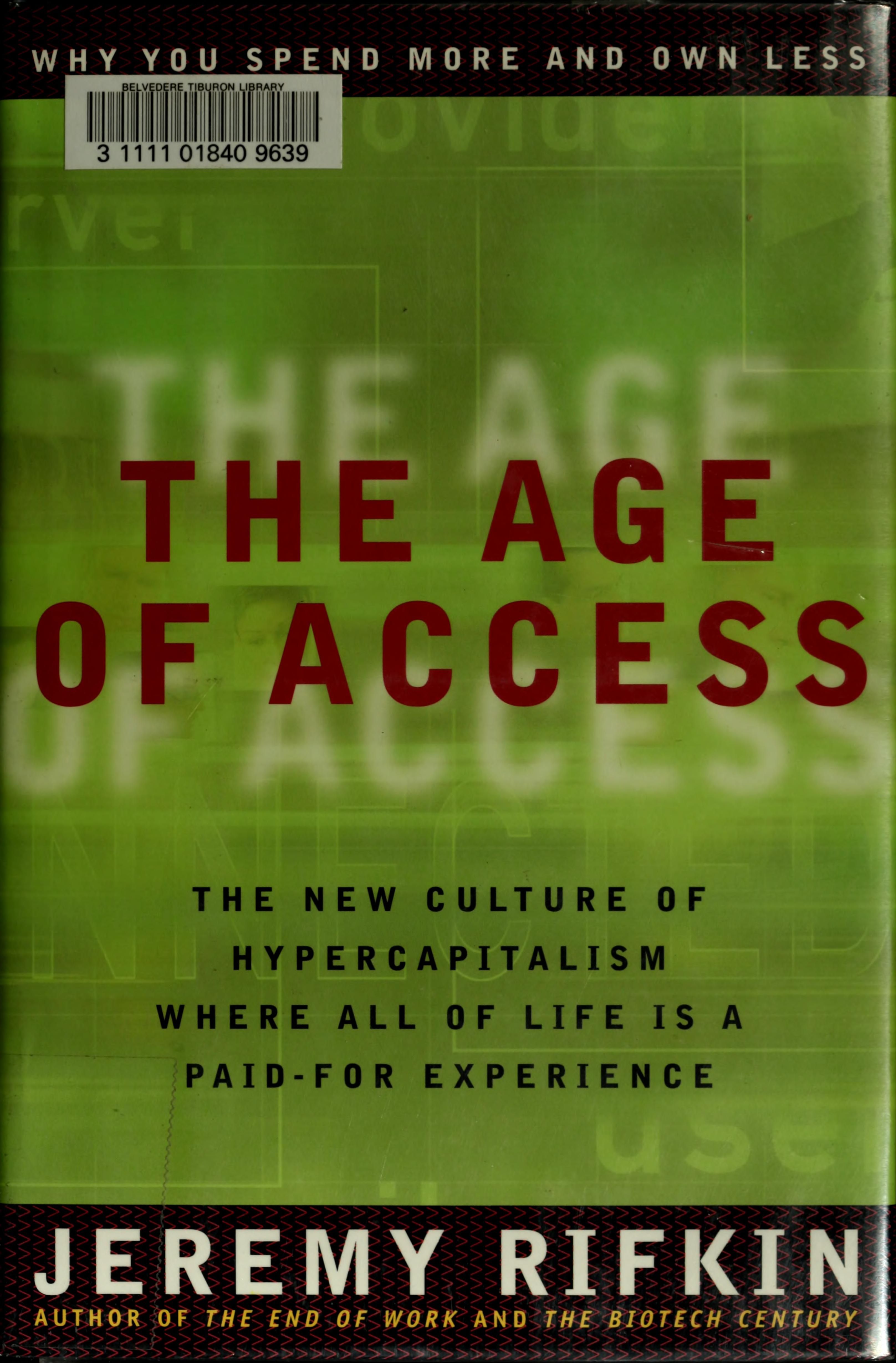The age of access cover