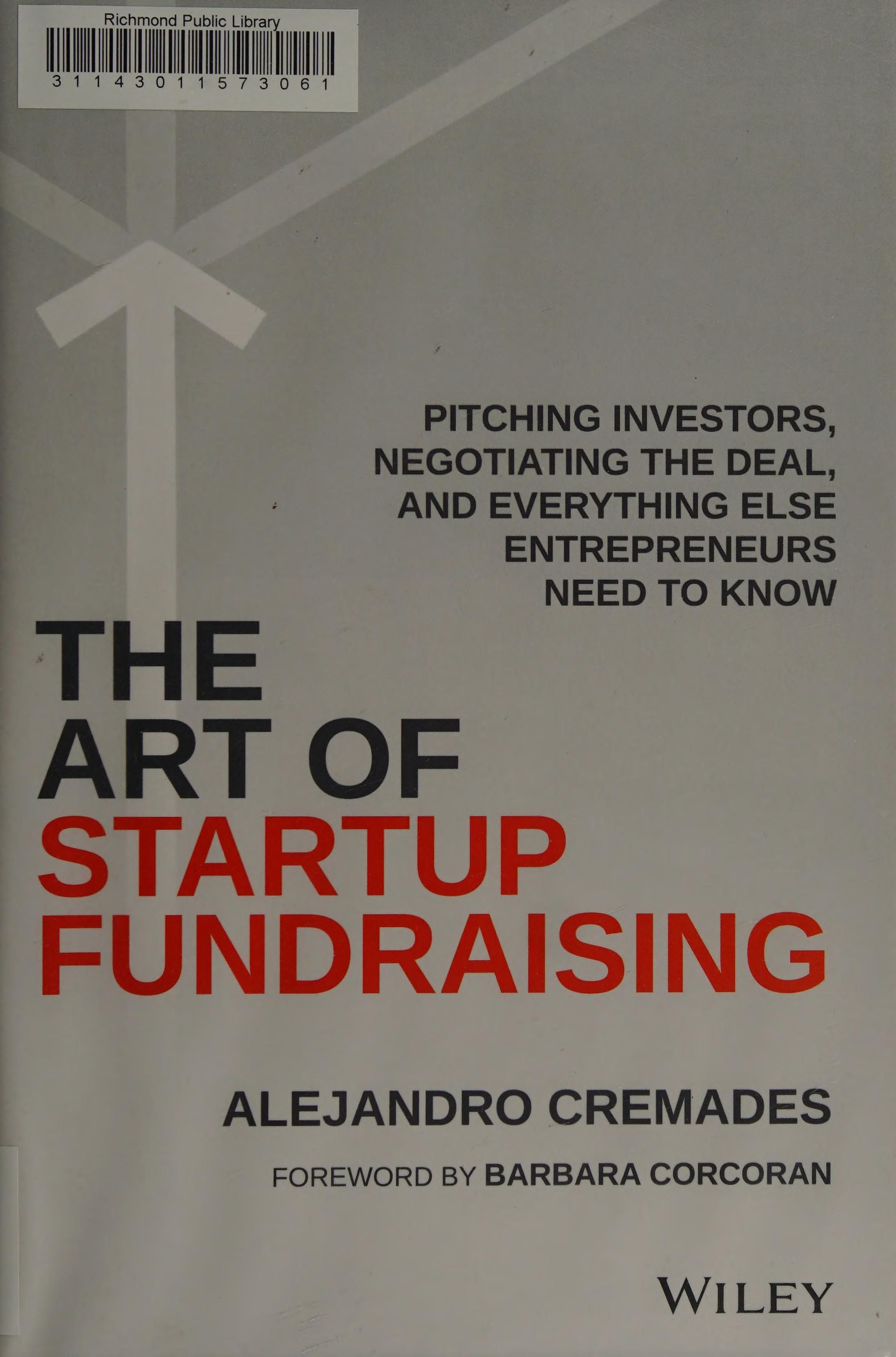 The art of startup fundraising cover