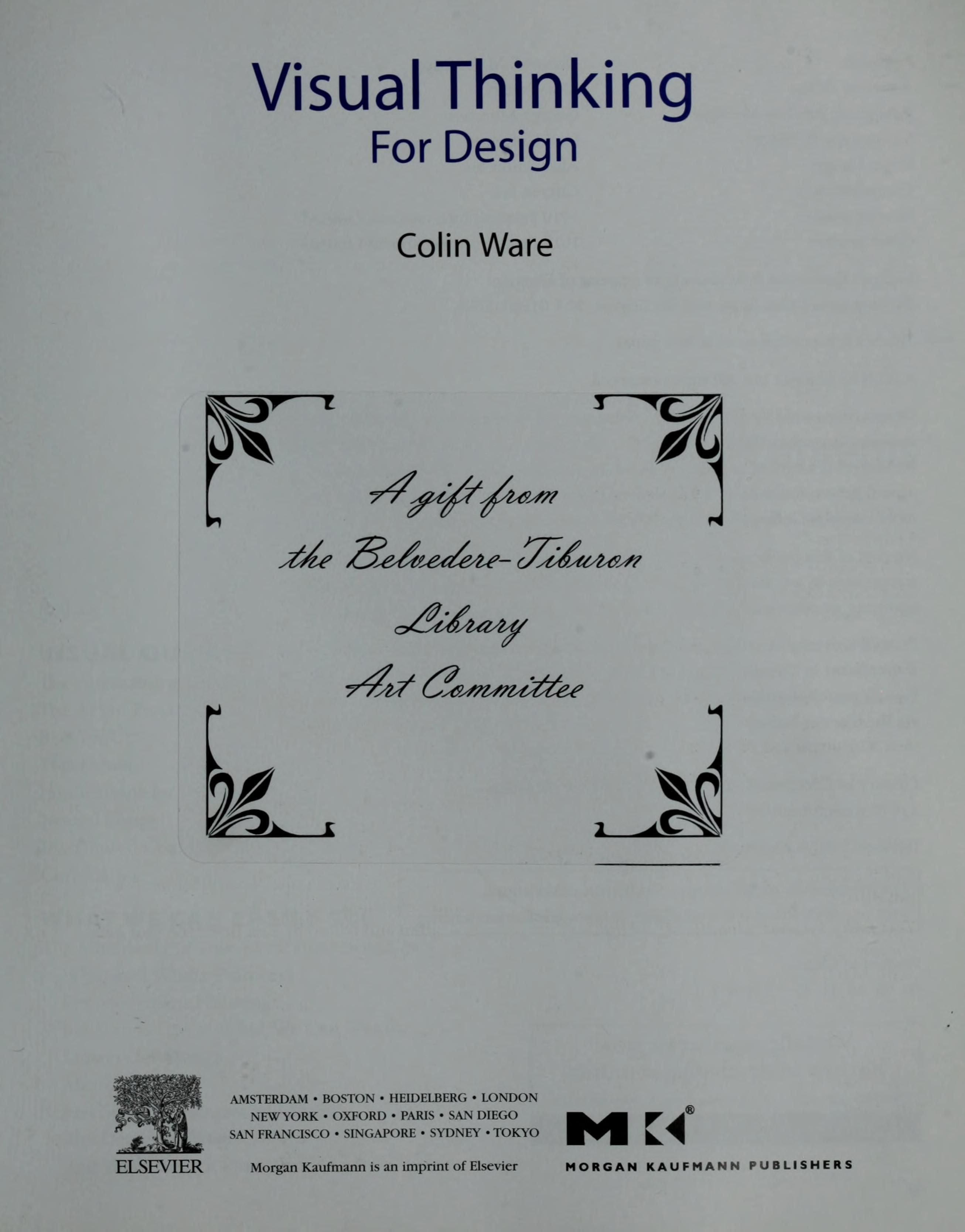 Visual thinking for design cover