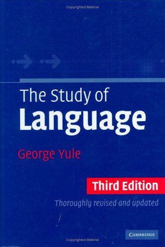 The study of language cover