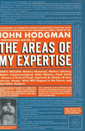 The Areas of My Expertise cover