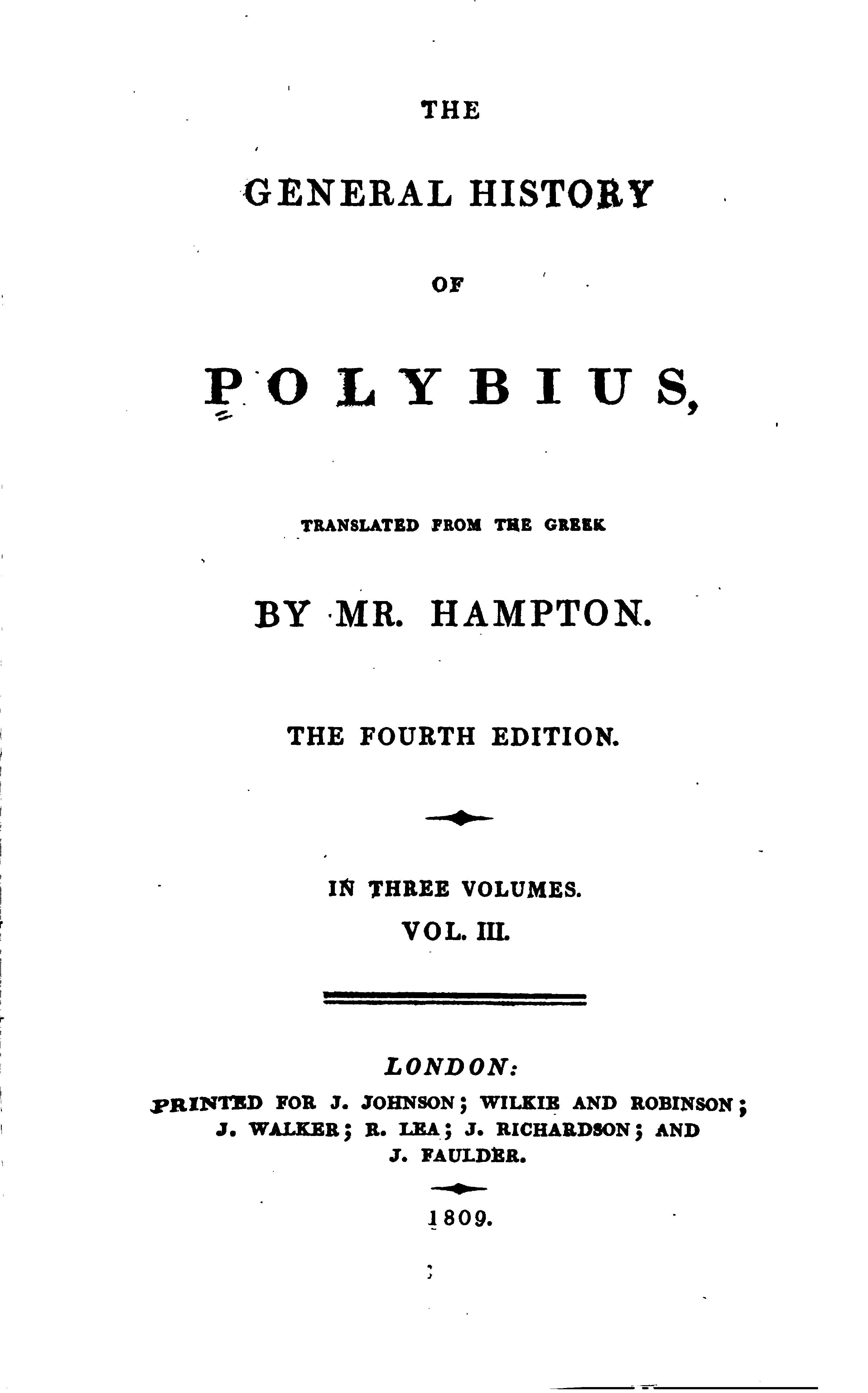 The histories cover