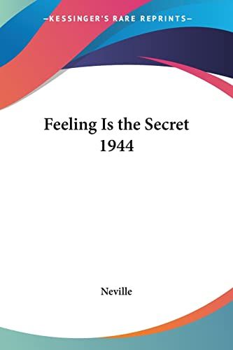 Feeling Is the Secret cover