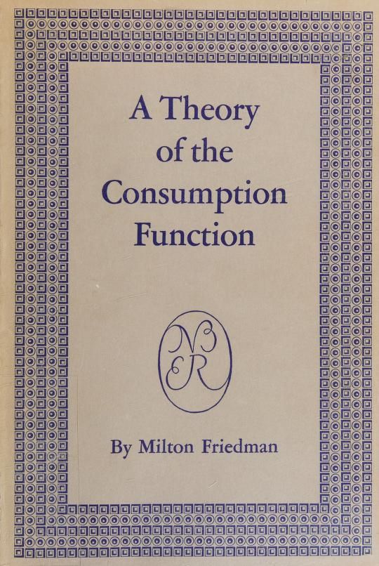A Theory of the Consumption Function cover