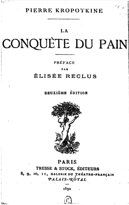La conquête du pain cover