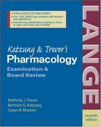 Katzung & Trevor's pharmacology cover
