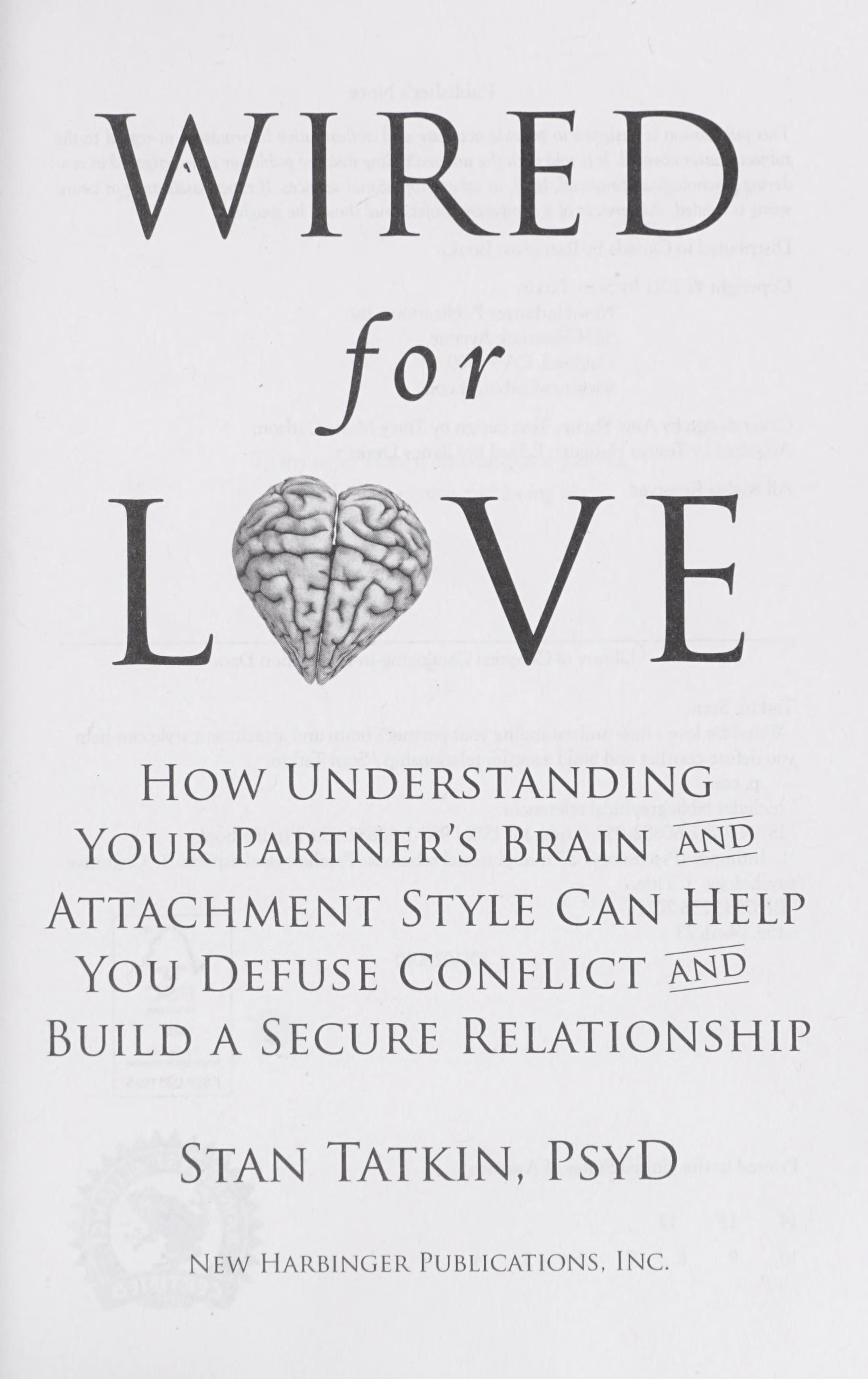 Wired for love cover