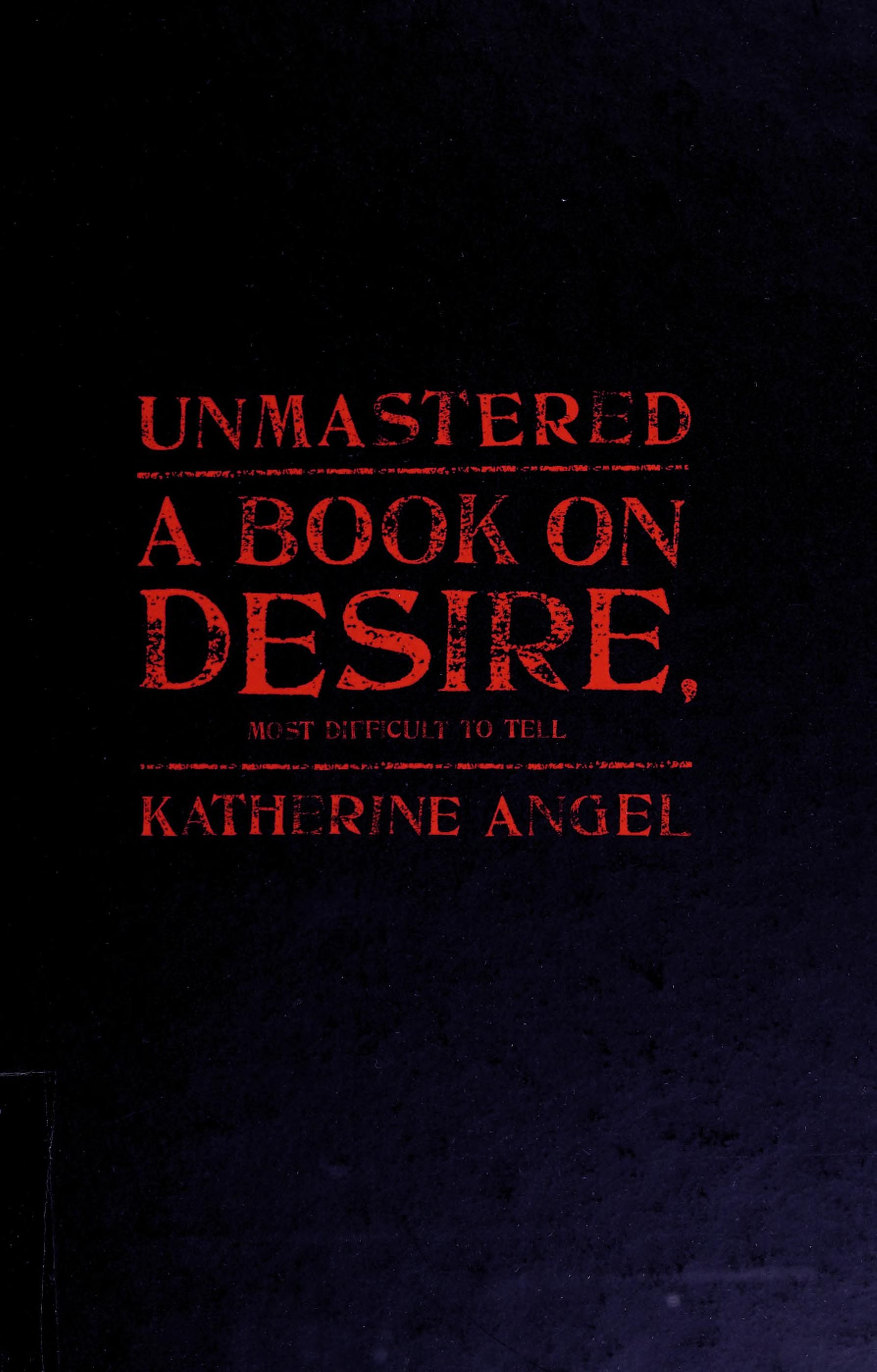 Unmastered 封面