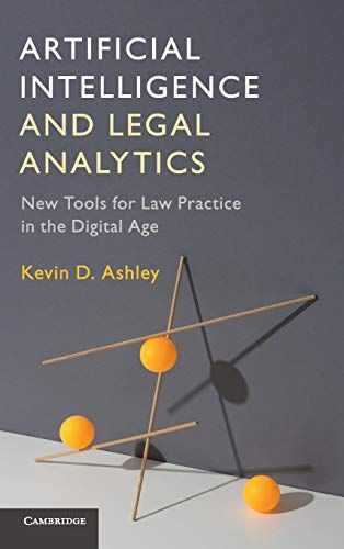 Artificial Intelligence and Legal Analytics cover