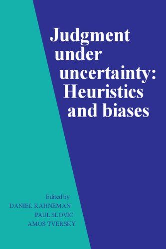 Judgement under uncertainty cover