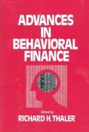 Advances in behavioral finance cover