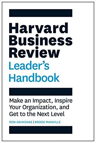 The Harvard Business Review Leader's Handbook cover