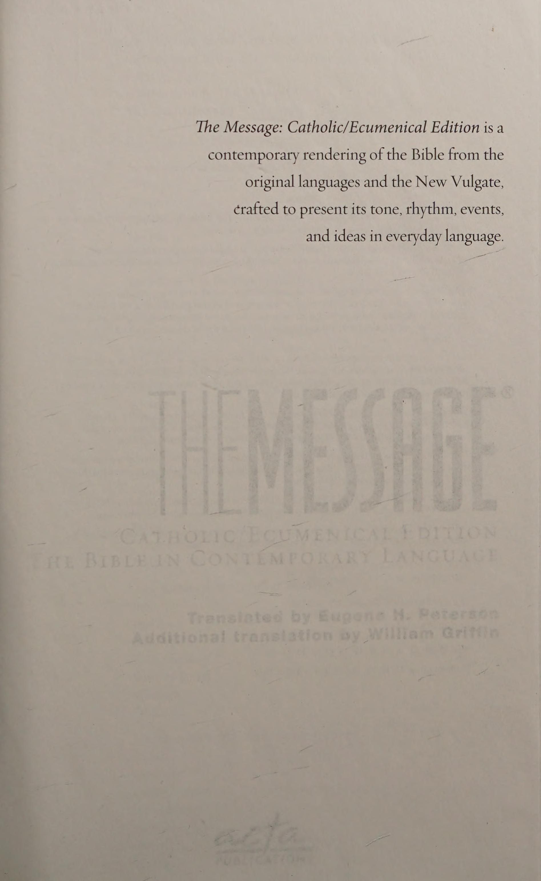 The message cover