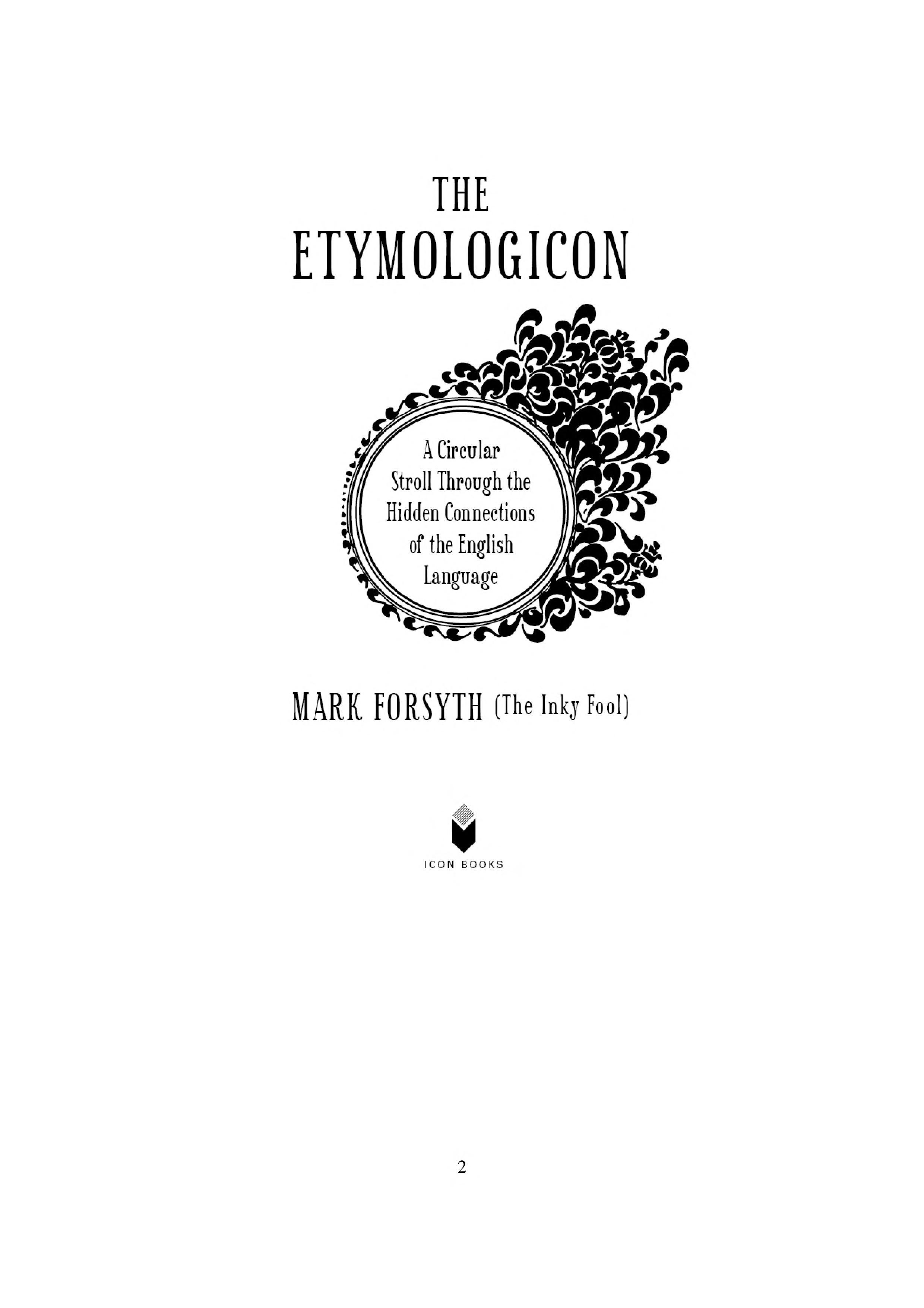 The Etymologicon cover