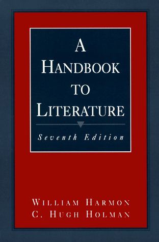 A handbook to literature cover