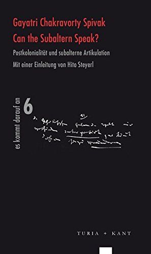 Can the Subaltern Speak? cover