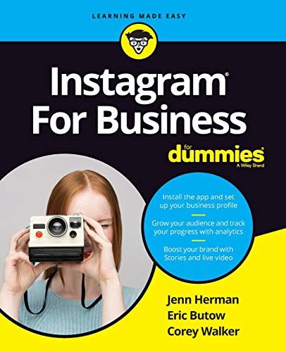 Instagram For Business For Dummies cover