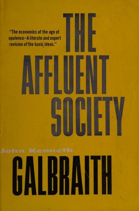 The affluent society 封面