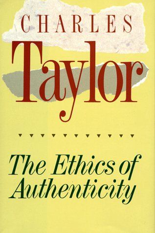 The ethics of authenticity cover