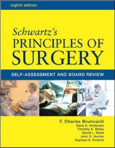 Schwartz's principles of surgery cover