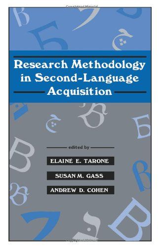 Research methodology in second-language acquisition cover