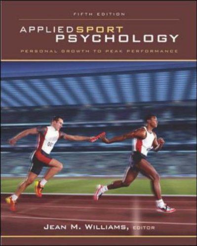 Applied sport psychology cover